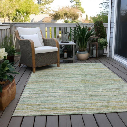 Zephyna Mint Washable Indoor - Outdoor Rug - LOOMLAN - LOOMLAN Rugs - Outdoor Rugs