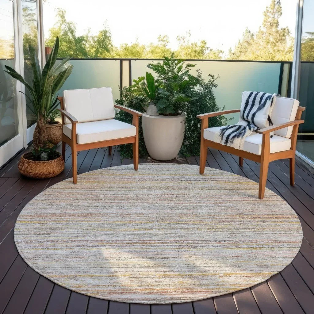 Zephyna Orange Washable Indoor - Outdoor Rug - LOOMLAN - LOOMLAN Rugs - Outdoor Rugs