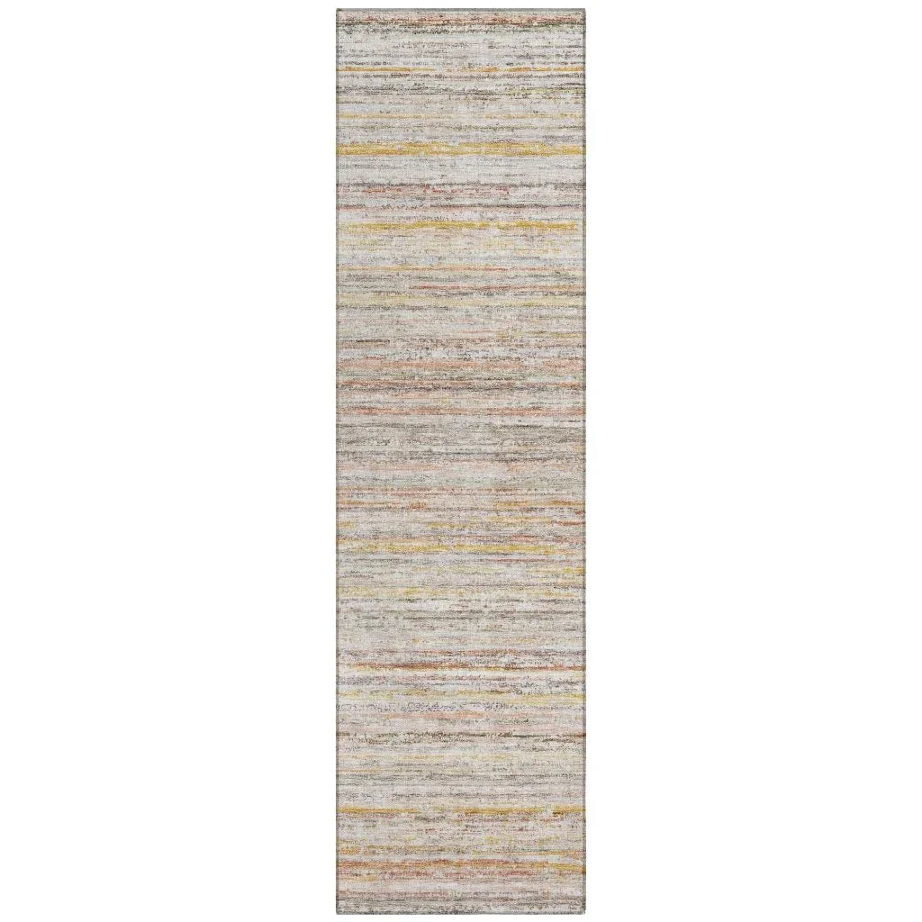 Zephyna Orange Washable Indoor - Outdoor Rug - LOOMLAN - LOOMLAN Rugs - Outdoor Rugs