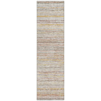 Zephyna Orange Washable Indoor - Outdoor Rug - LOOMLAN - LOOMLAN Rugs - Outdoor Rugs