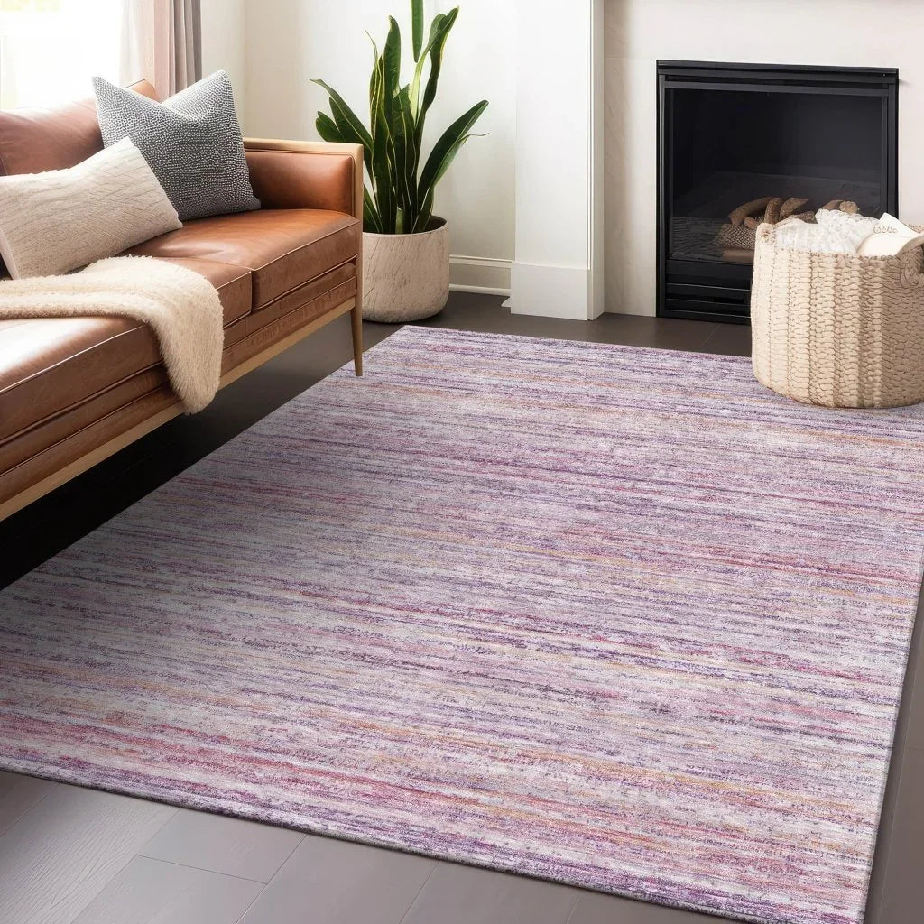 Zephyna Pink Washable Indoor - Outdoor Rug - LOOMLAN - LOOMLAN Rugs - Outdoor Rugs