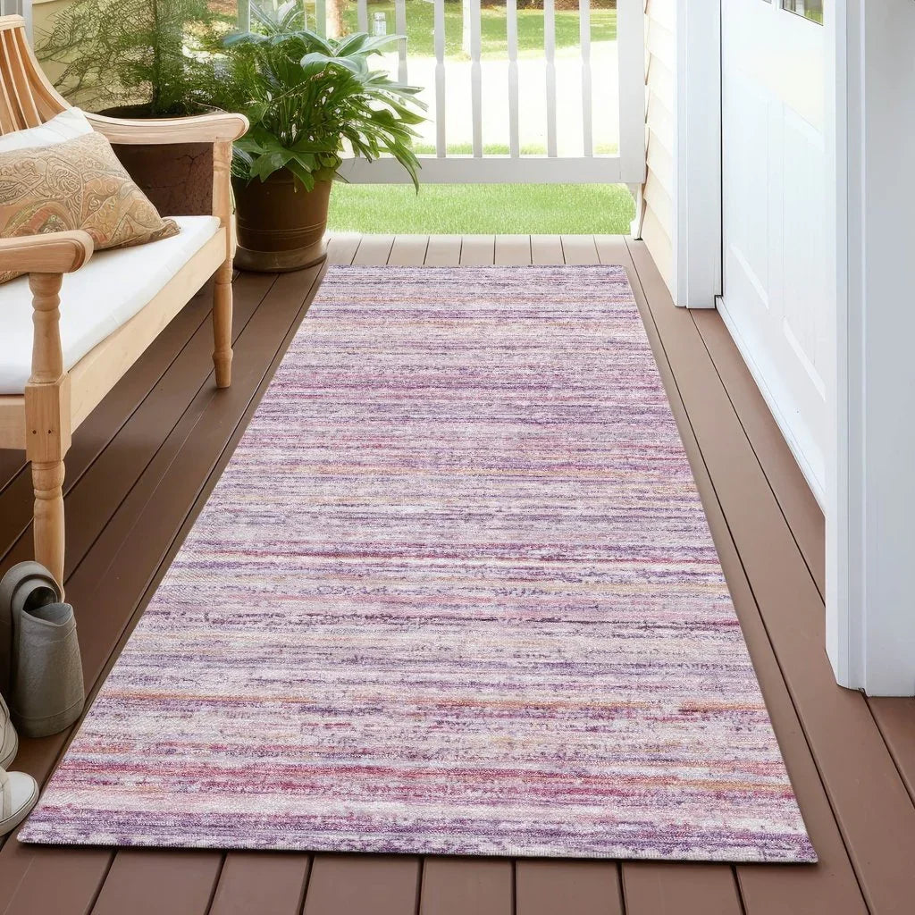 Zephyna Pink Washable Indoor - Outdoor Rug - LOOMLAN - LOOMLAN Rugs - Outdoor Rugs
