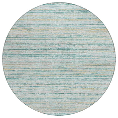 Zephyna Teal Washable Indoor - Outdoor Rug - LOOMLAN - LOOMLAN Rugs - Outdoor Rugs