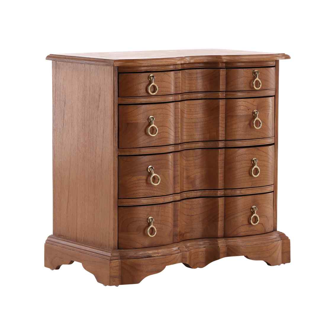 Zepoli Four Drawers Wood Chest