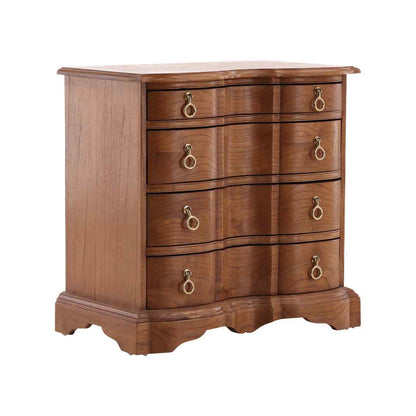 Zepoli Four Drawers Wood Chest