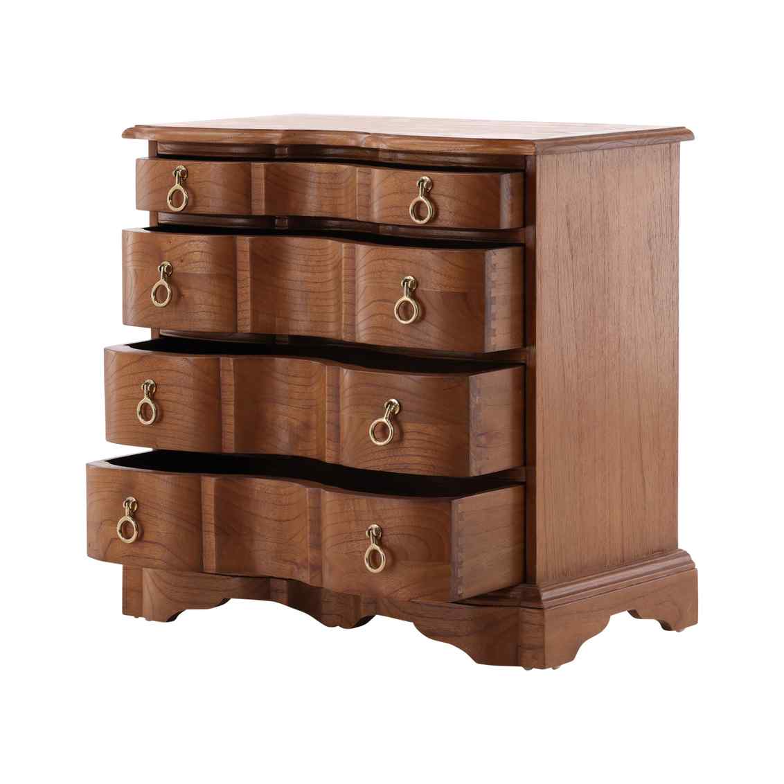 Zepoli Four Drawers Wood Chest