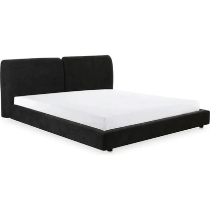 Zeppelin Wood Black Bed - LOOMLAN - Moe's Home - Beds