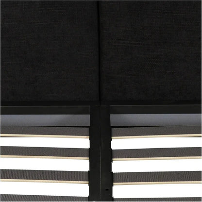 Zeppelin Wood Black Bed - LOOMLAN - Moe's Home - Beds