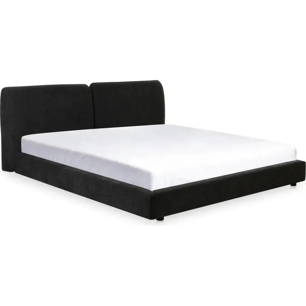 Zeppelin Wood Black Bed - LOOMLAN - Moe's Home - Beds