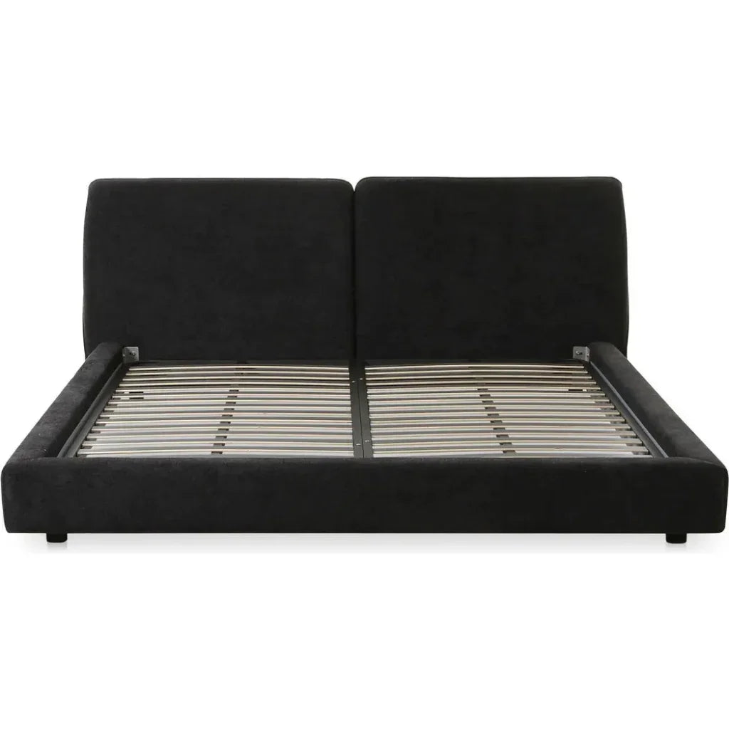 Zeppelin Wood Black Bed - LOOMLAN - Moe's Home - Beds