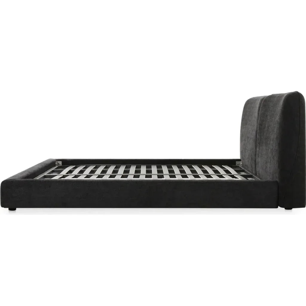 Zeppelin Wood Black Bed - LOOMLAN - Moe's Home - Beds