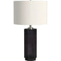 Zeus Glass Smoke Grey Table Lamp - LOOMLAN - Bassett Mirror - Table Lamps