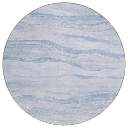 Zevalyn Blue Washable Indoor - Outdoor Rug - LOOMLAN - LOOMLAN Rugs - Outdoor Rugs
