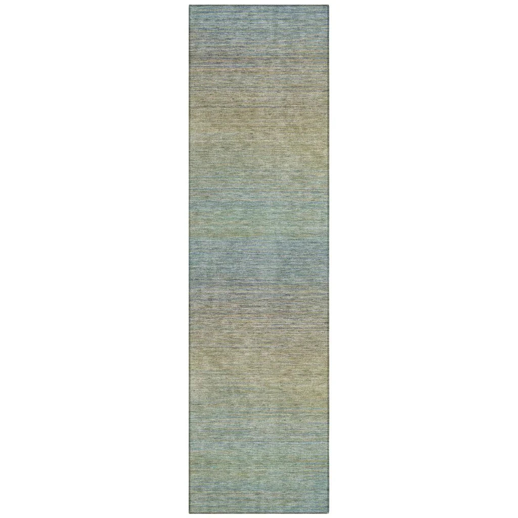 Zeyna Blue Washable Indoor - Outdoor Rug - LOOMLAN - LOOMLAN Rugs - Outdoor Rugs