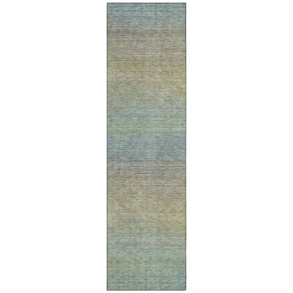 Zeyna Blue Washable Indoor - Outdoor Rug - LOOMLAN - LOOMLAN Rugs - Outdoor Rugs
