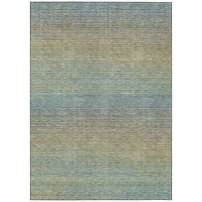 Zeyna Blue Washable Indoor - Outdoor Rug - LOOMLAN - LOOMLAN Rugs - Outdoor Rugs