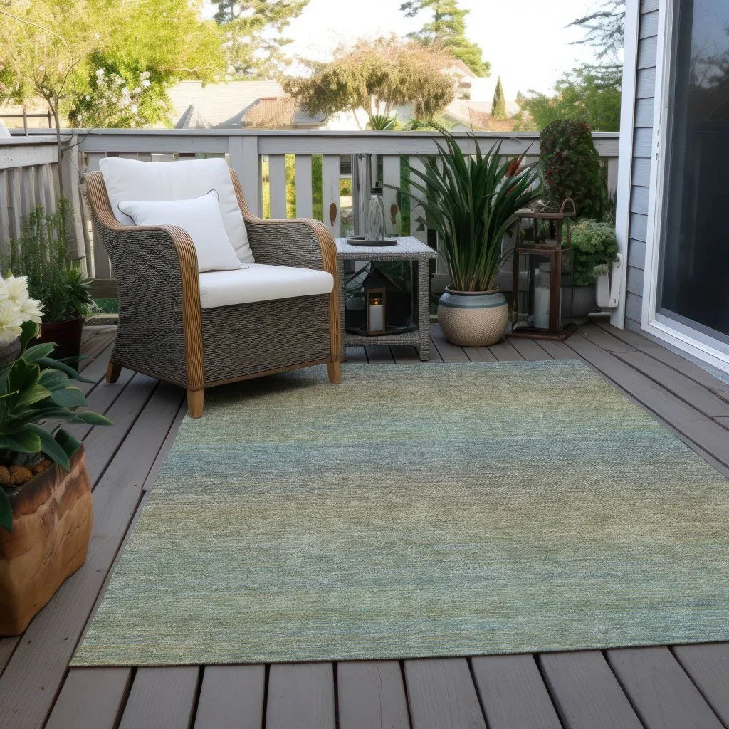 Zeyna Blue Washable Indoor - Outdoor Rug - LOOMLAN - LOOMLAN Rugs - Outdoor Rugs