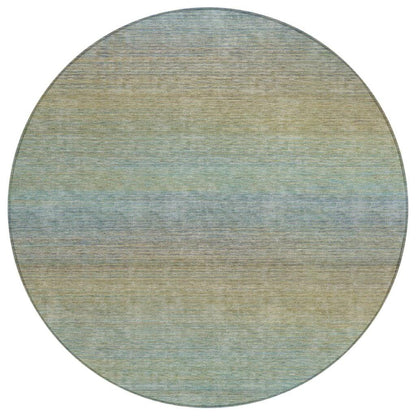 Zeyna Blue Washable Indoor - Outdoor Rug - LOOMLAN - LOOMLAN Rugs - Outdoor Rugs