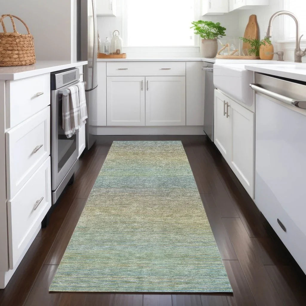 Zeyna Blue Washable Indoor - Outdoor Rug - LOOMLAN - LOOMLAN Rugs - Outdoor Rugs