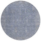 Zia Blue Washable Indoor-Outdoor Rug-Outdoor Rugs-LOOMLAN Rugs-8' x 8'-LOOMLAN