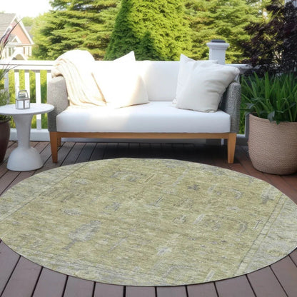 Zia Green Washable Indoor-Outdoor Rug-Outdoor Rugs-LOOMLAN Rugs-LOOMLAN