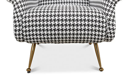 Ziegfeld Linen Arm Chair - LOOMLAN - Sarreid - Club Chairs