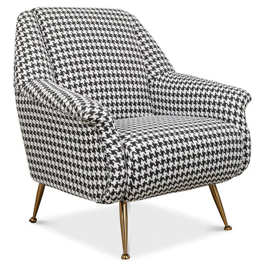 Ziegfeld Linen Arm Chair - LOOMLAN - Sarreid - Club Chairs