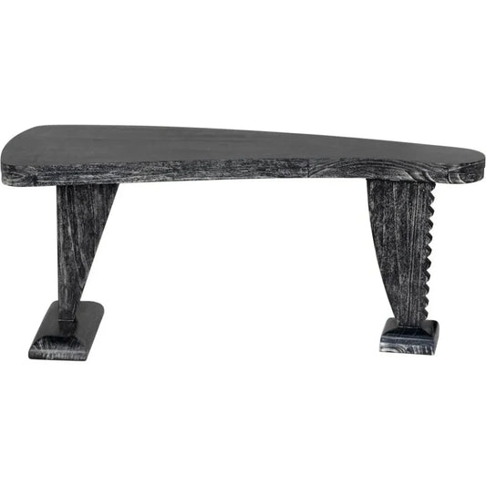 Zigmund Desk or Unique Curved Shape Console Table - LOOMLAN - Noir - Console Tables