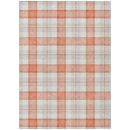 Zinara Coral Washable Indoor-Outdoor Rug-Outdoor Rugs-LOOMLAN Rugs-2'6" x 3'10"-LOOMLAN