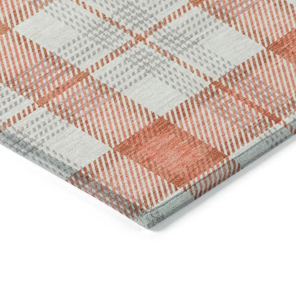 Zinara Coral Washable Indoor-Outdoor Rug-Outdoor Rugs-LOOMLAN Rugs-LOOMLAN