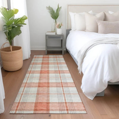 Zinara Coral Washable Indoor-Outdoor Rug-Outdoor Rugs-LOOMLAN Rugs-LOOMLAN