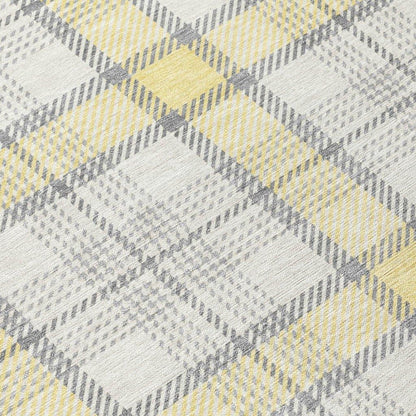 Zinara Gold Washable Indoor-Outdoor Rug-Outdoor Rugs-LOOMLAN Rugs-LOOMLAN