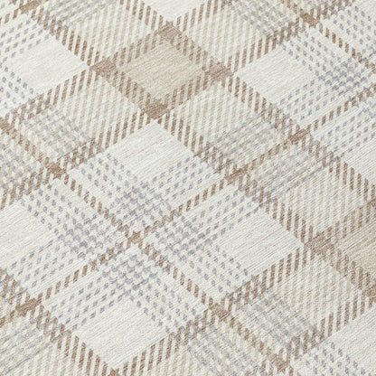 Zinara Ivory Washable Indoor-Outdoor Rug-Outdoor Rugs-LOOMLAN Rugs-LOOMLAN