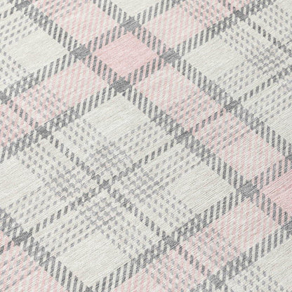Zinara Pink Washable Indoor-Outdoor Rug-Outdoor Rugs-LOOMLAN Rugs-LOOMLAN