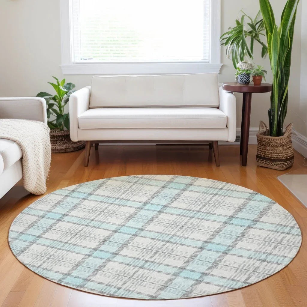 Zinara Sky Washable Indoor-Outdoor Rug-Outdoor Rugs-LOOMLAN Rugs-LOOMLAN