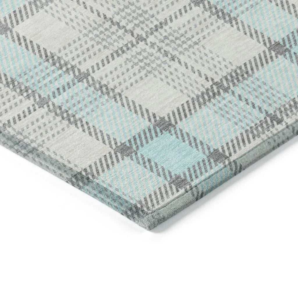 Zinara Sky Washable Indoor-Outdoor Rug-Outdoor Rugs-LOOMLAN Rugs-LOOMLAN