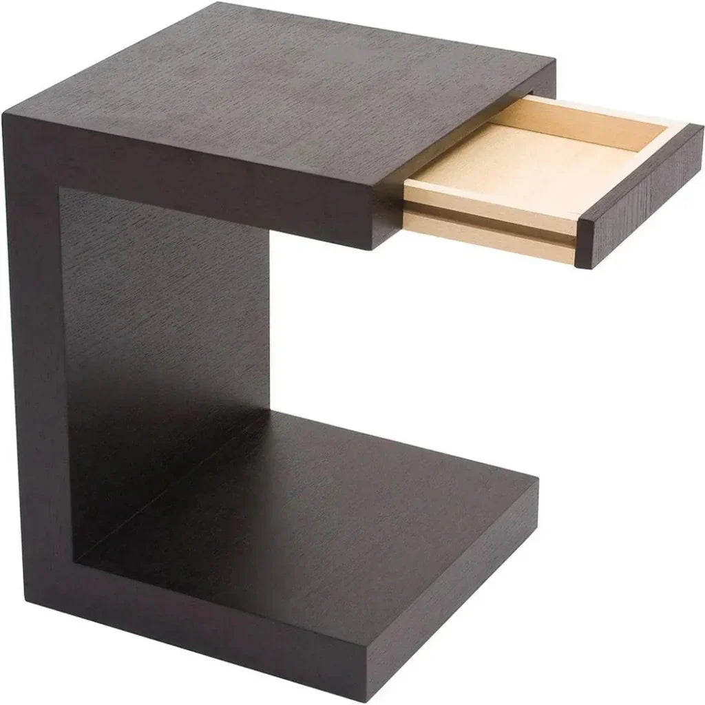 Zio Wood Square Accent Table - LOOMLAN - Moe's Home - Side Tables