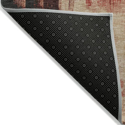 Zireya Red Washable Indoor - Outdoor Rug - LOOMLAN - LOOMLAN Rugs - Outdoor Rugs