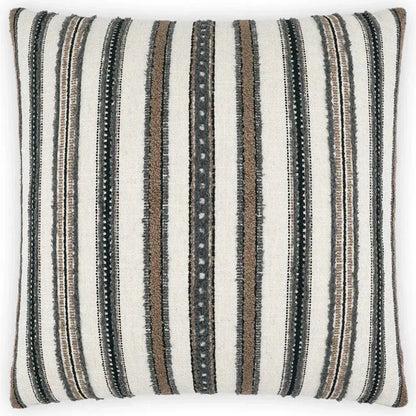 Zoie Grey Throw Pillow With Insert - LOOMLAN - D.V. Kap - Throw Pillows