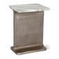 Zuma I - Beam Marble Top Rectangular Side Table - LOOMLAN - Urbia - Side Tables