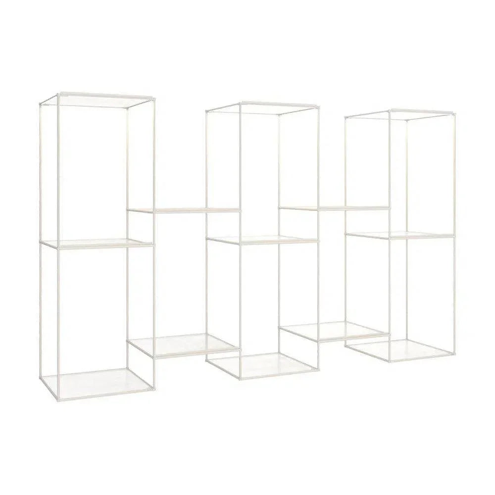 Zuo Light Gray Adjustable Shelf-Etageres-Zuo Modern-LOOMLAN