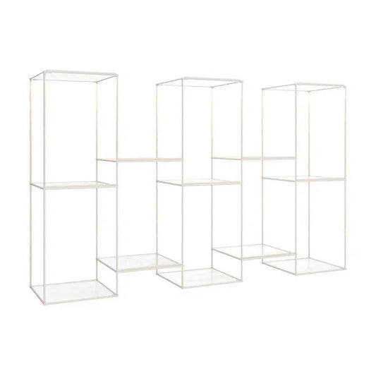 Zuo Light Gray Adjustable Shelf-Etageres-Zuo Modern-LOOMLAN