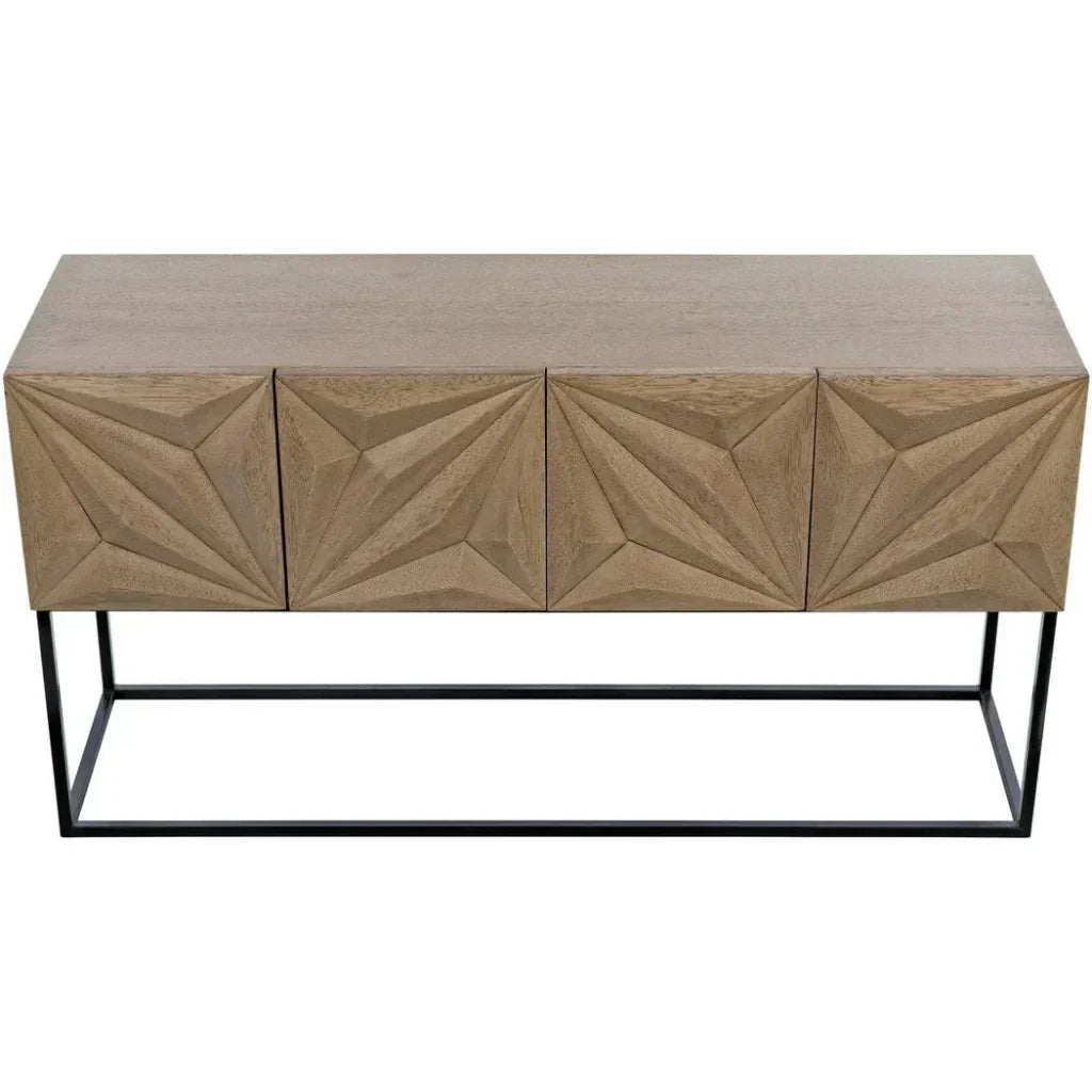 Zurich Wood Rectangle Console Table