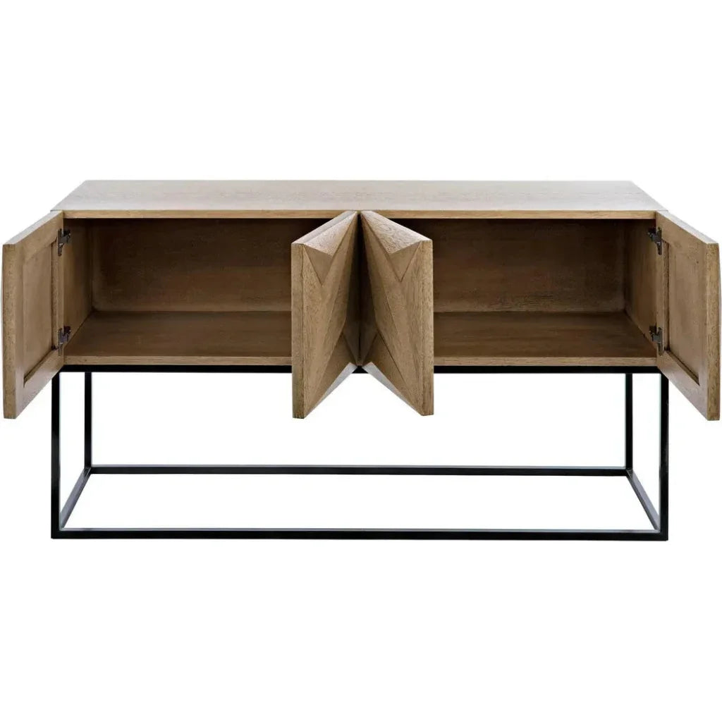 Zurich Wood Rectangle Console Table